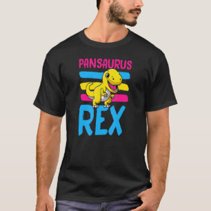 Pansaurus rex pansexueel rex dinosaurus pan pride  t-shirt