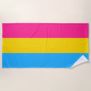 Panseksualiteit trots vlag strandlaken