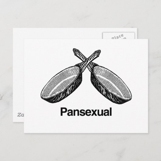 Panseksueel - briefkaart (Voorkant / Achterkant)