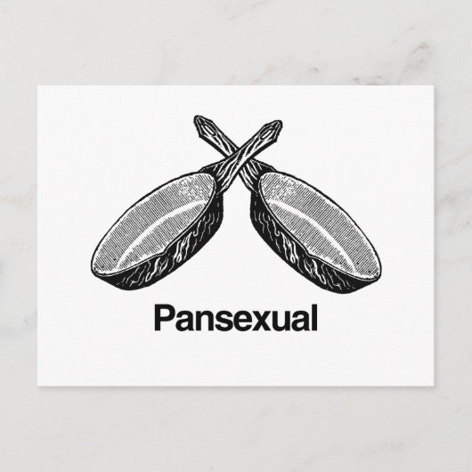 Panseksueel - briefkaart (Voorkant)