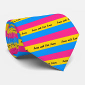 Panseksueel: Love and Let Love Stropdas (Opgerold)