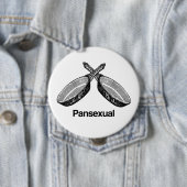 Panseksueel - ronde button 4,0 cm (In situ)