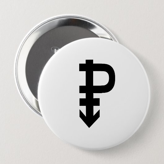 Panseksueel symbool ronde button 4,0 cm (Voorkant /achterkant)