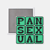 Panseksueel, tijdloos magneet (Voorkant / Achterkant)