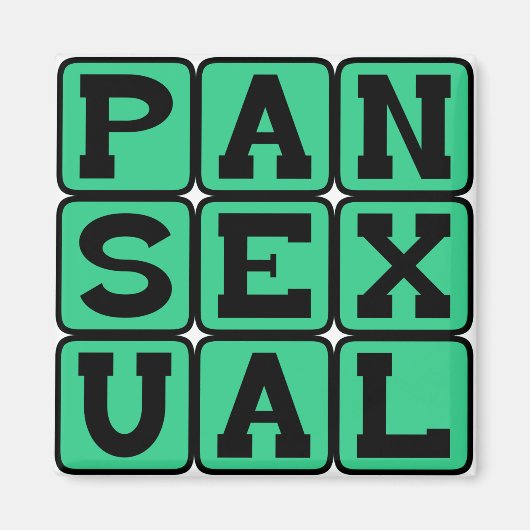 Panseksueel, tijdloos magneet (Voorkant)