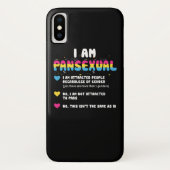 Panseksuele definitie - Funny Gay Pride LGBT Case-Mate iPhone Case (Achterkant)