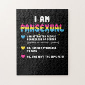 Panseksuele definitie - Funny Gay Pride LGBT Legpuzzel (Verticaal)