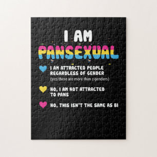 Panseksuele definitie - Funny Gay Pride LGBT Legpuzzel