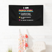 Panseksuele definitie - Funny Gay Pride LGBT Spandoek (Insitu)