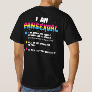 Panseksuele definitie - Funny Gay Pride LGBT T-shirt