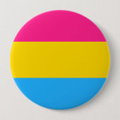Panseksuele Pride LGBTQ Ronde Button 4,0 Cm (Voorkant)