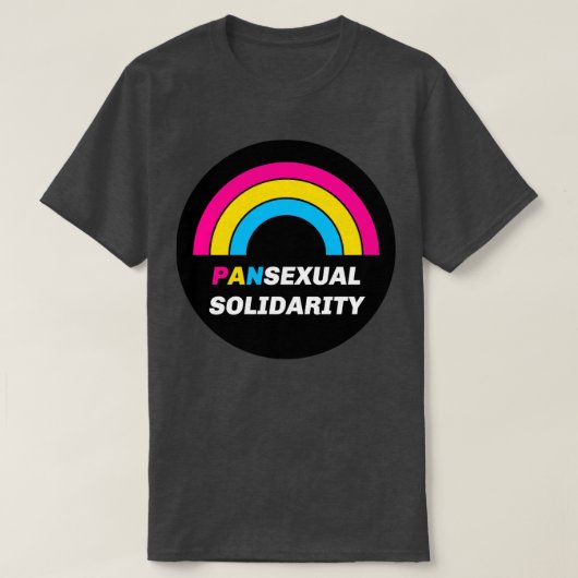 Panseksuele solidariteit t-shirt (Design voorkant)
