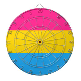 Panseksuele trots (Pan vlag) Dartbord