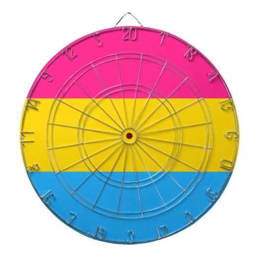 Panseksuele trots (Pan vlag) Dartbord (Voorkant)