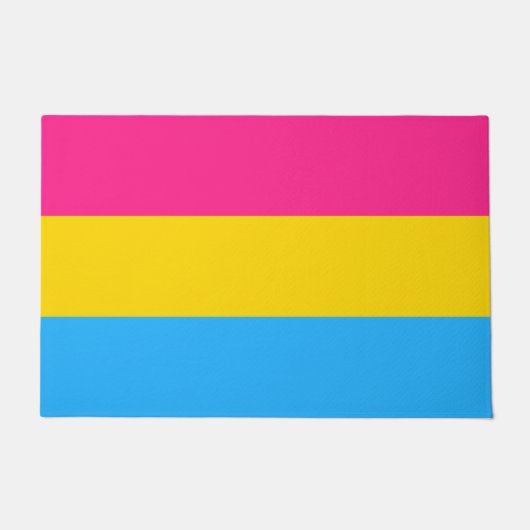 Panseksuele trots (Pan vlag) Deurmat (Voorkant)