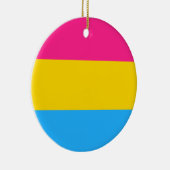 Panseksuele trots (Pan vlag) Keramisch Ornament (Rechts)