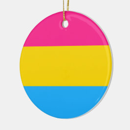Panseksuele trots (Pan vlag) Keramisch Ornament