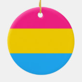 Panseksuele trots (Pan vlag) Keramisch Ornament (Achterkant)