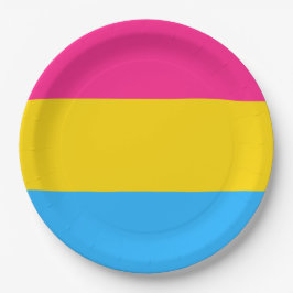 Panseksuele trots (Pan vlag) Papieren Bordje