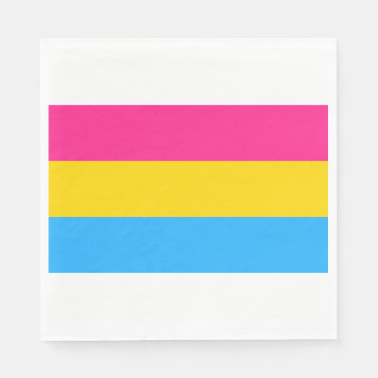 Panseksuele trots (Pan vlag) Servet (Voorkant)