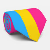 Panseksuele trots (Pan vlag) Stropdas (Opgerold)