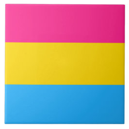 Panseksuele trots (Pan vlag) Tegeltje