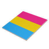 Panseksuele trots (Pan vlag) Tegeltje (Zijkant)