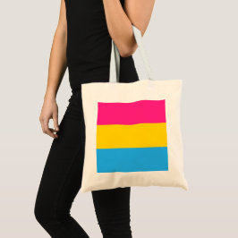Panseksuele trots (Pan vlag) Tote Bag
