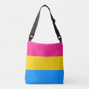 Panseksuele vlag crossbody tas
