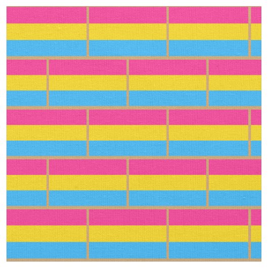 Panseksuele vlag en mode van de Pride-gemeenschap Stof (Close Up)