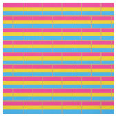 Panseksuele vlag en mode van de Pride-gemeenschap Stof (Swatch)
