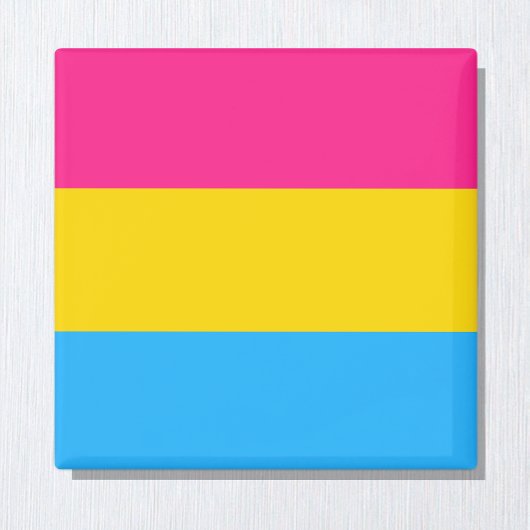 Panseksuele vlag- en pridegemeenschap/gender-vlag magneet