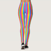 Panseksuele vlag- en pridegemeenschap/gendervlag leggings (Achterkant)