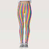 Panseksuele vlag- en pridegemeenschap/gendervlag leggings (Voorkant)