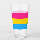 Panseksuele vlag glas (Voorkant)