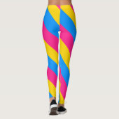 Panseksuele vlag leggings (Achterkant)