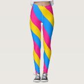 Panseksuele vlag leggings (Voorkant)