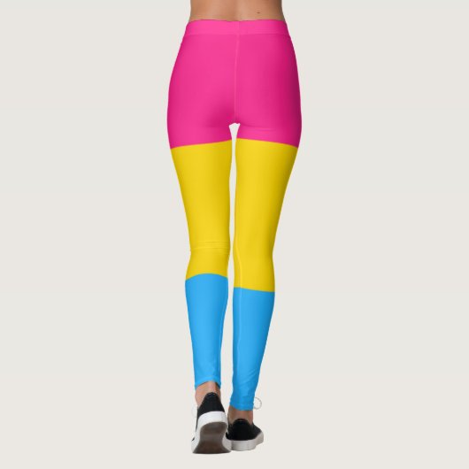 Panseksuele vlag leggings (Achterkant)