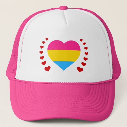 Panseksuele Vlag & Pride community mode petten (Voorkant)