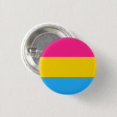 Panseksuele vlag ronde button 3,2 cm (Voorkant /achterkant)