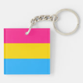 Panseksuele vlag sleutelhanger (Achterkant)