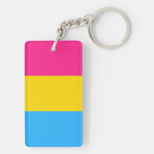 Panseksuele vlag sleutelhanger (achterkant)