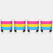 Panseksuele vlag whisky glas (Rechts)