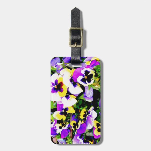 panserijbloemen bagagelabel (Voorkant verticaal)