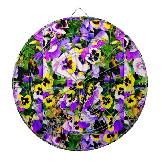 panserijbloemen dartbord (Voorkant)