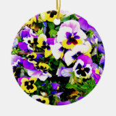 panserijbloemen keramisch ornament (Voorkant)