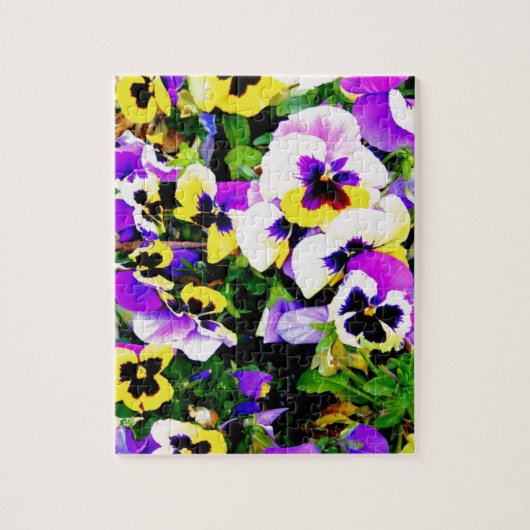 panserijbloemen legpuzzel (Verticaal)