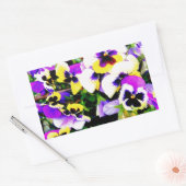 panserijbloemen rechthoekige sticker (Envelop)
