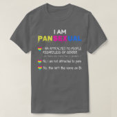 Panseual Definition Funny Pride LGBT T-shirt (Design voorkant)