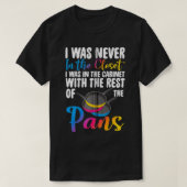 Panseual LGBTQ Funny Pan Pride Zip T-shirt (Design voorkant)